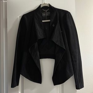 BCBG DREA FAUX SUEDE JACKET